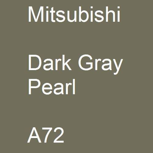 Mitsubishi, Dark Gray Pearl, A72.